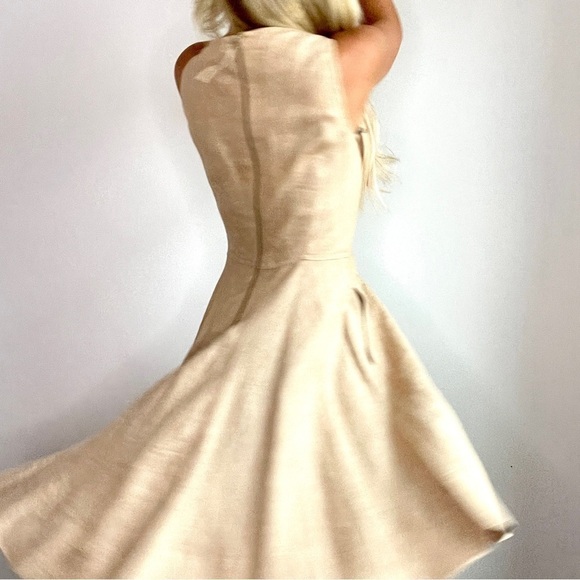 Taylor Tan A Line Fit and Flare Dress - Picture 6 of 15